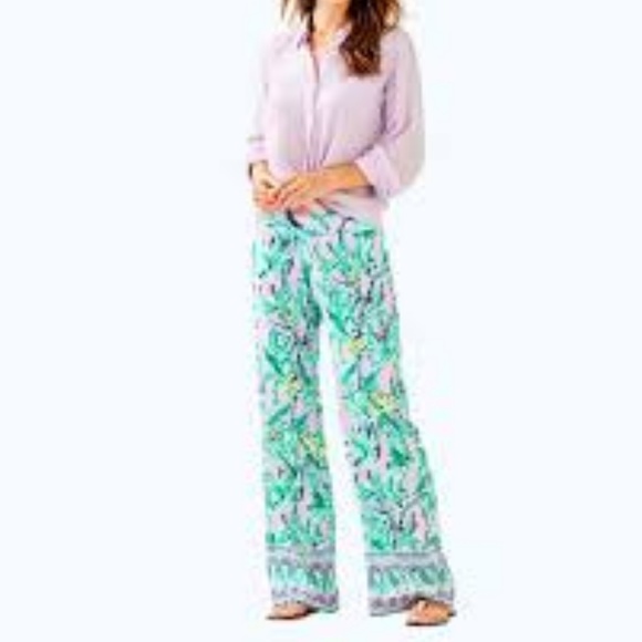 Lilly Pulitzer Pants - NWT Lilly Pulitzer Bal Harbour Palazzo pants S